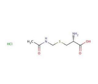 S-Acetamidomethyl-L-cysteine hydrochloride (CAS 28798-28-9) - chemical structure image