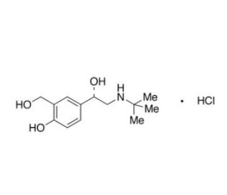 (S)-Albuterol Hydrochloride (CAS 50293-91-9) - chemical structure image