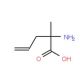 (S)-(−)-α-Allylalanine (CAS 96886-55-4) - chemical structure image