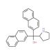 (S)-(−)-α,α-Di-(2-naphthyl)-2-pyrrolidine methanol (CAS 127986-84-9) - chemical structure image