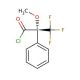 (S)-(+)-α-Methoxy-α-trifluoromethylphenylacetyl chloride (CAS 20445-33-4) - chemical structure image
