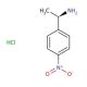 (S)-α-Methyl-4-nitrobenzylamine hydrochloride (CAS 132873-57-5) - chemical structure image