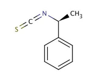 (S)-(+)-α-Methylbenzyl isothiocyanate (CAS 24277-43-8) - chemical structure image