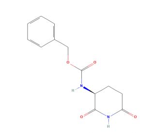 (S)-Benzyl (2,6-dioxopiperidin-3-yl)carbamate (CAS 22785-43-9) - chemical structure image