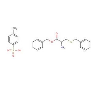 S-Benzyl-L-cysteine benzyl ester 4-toluenesulfonate salt (CAS 73995-16-1) - chemical structure image