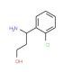 (S)-beta-(2-chlorophenyl)alaninol - chemical structure image