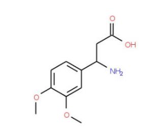 (S)-beta-(3,4-dimethoxyphenyl)alanine (CAS 696641-73-3) - chemical structure image