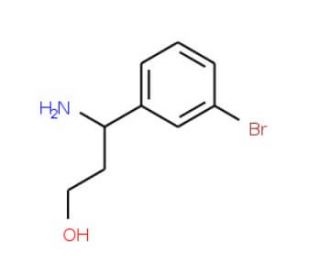 (S)-beta-(3-bromophenyl)alaninol - chemical structure image