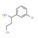 (S)-beta-(3-bromophenyl)alaninol - chemical structure image