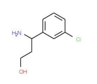 (S)-beta-(3-chlorophenyl)alaninol (CAS 886061-26-3) - chemical structure image