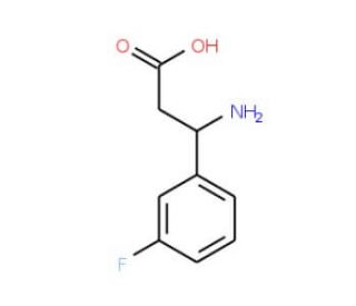 (S)-beta-(3-fluoro-phenyl)alanine (CAS 723284-79-5) - chemical structure image