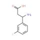 (S)-beta-(3-fluoro-phenyl)alanine (CAS 723284-79-5) - chemical structure image