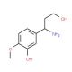(S)-beta-(3-hydroxy-4-methoxyphenyl)alaninol - chemical structure image