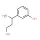 (S)-beta-(3-hydroxyphenyl)alaninol - chemical structure image