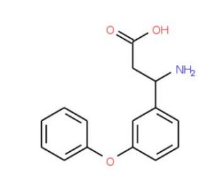 (S)-beta-(3-phenoxyphenyl)alanine (CAS 723733-91-3) - chemical structure image