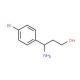 (S)-beta-(4-bromophenyl)alaninol hydrochloride 的分子结构, CAS编号: 1143534-62-6 (HCl salt) (S)-beta-(4-bromophenyl)alaninol hydrochloride (CAS 1143534-62-6 (HCl salt)) - chemical structure image