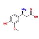 (S)-beta-(4-hydroxy-3-methoxy-phenyl)alanine - chemical structure image