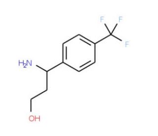 (S)-beta-(4-Trifluoromethyphenyl)alaninol - chemical structure image