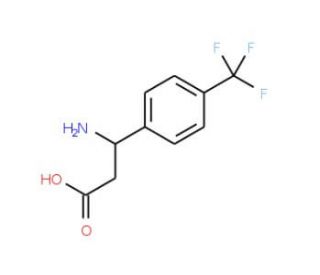 (S)-beta-(p-trifluoromethylphenyl)alanine (CAS 790203-84-8) - chemical structure image