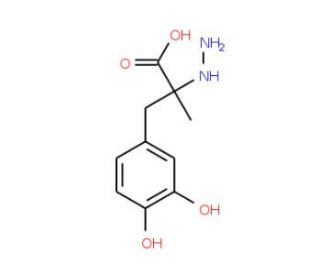 S(&minus;)-Carbidopa (CAS 38821-49-7) - chemical structure image