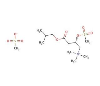 (S)-Carnitine Mesylate Isobutylester, Mesylate Salt (CAS 161886-59-5) - chemical structure image