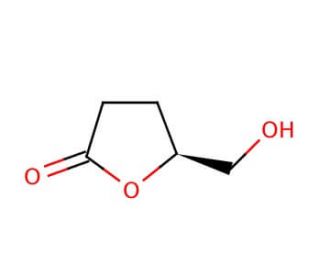 (S)-(&plus;)-Dihydro-5-(hydroxymethyl)-2(3H)-furanone (CAS 32780-06-6) - chemical structure image