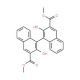 (S)-(−)-Dimethyl-2,2′-dihydroxy-1,1′-binaphthalene-3,3′-dicarboxylate (CAS 69678-00-8) - chemical structure image