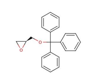 (S)-(&minus;)-Glycidyl trityl ether (CAS 129940-50-7) - chemical structure image