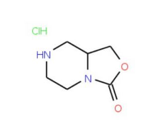 (S)-Hexahydro-oxazolo[3,4-a]pyrazin-3-one HCl (CAS 958635-15-9) - chemical structure image