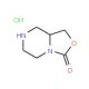 (S)-Hexahydro-oxazolo[3,4-a]pyrazin-3-one HCl (CAS 958635-15-9) - chemical structure image
