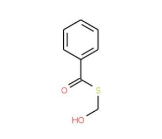 S-Hydroxymethyl thiobenzoate (CAS 23853-33-0) - chemical structure image