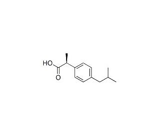 (S)-Ibuprofen (CAS 51146-56-6) - chemical structure image