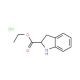 (S)-Indoline-2-carboxylic acid ethyl ester hydrochloride - chemical structure image