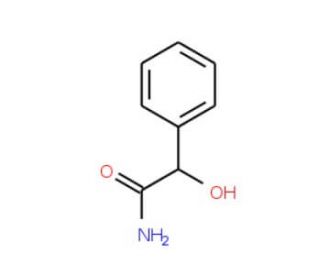 (S)-(&plus;)-Mandelamide (CAS 24008-63-7) - chemical structure image