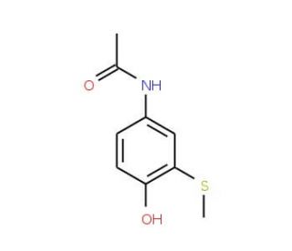 S-Methyl-3-thioacetaminophen (CAS 37398-23-5) - chemical structure image