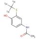 S-Methyl-d3-thioacetaminophen (CAS 1215669-56-9) - chemical structure image