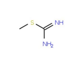 S-Methyl-isothiouronium-13C,15N2 Hemisulfate - chemical structure image