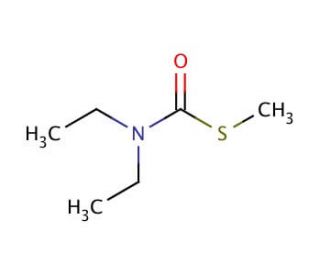 S-Methyl-N,N-diethylthiocarbamate (CAS 37174-63-3) - chemical structure image