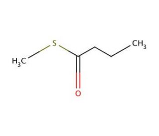 S-Methyl thiobutanoate (CAS 2432-51-1) - chemical structure image