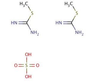 S-Methylisothiourea sulfate (CAS 867-44-7) - chemical structure image
