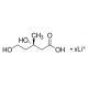 (S)-Mevalonic acid lithium salt (CAS 32451-23-3) - chemical structure image