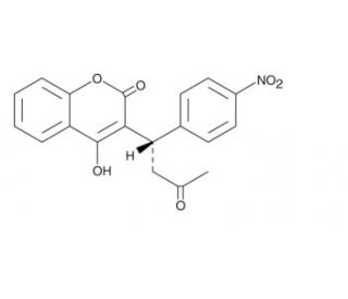 (S)-(&minus;)-Acenocoumarol (CAS 66556-78-3) - chemical structure image