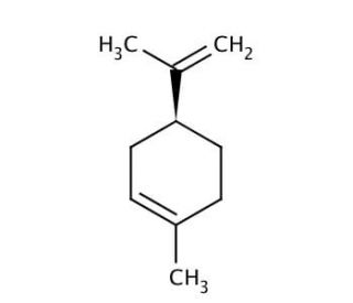 (S)-(&minus;)-Limonene (CAS 5989-54-8) - chemical structure image