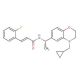 (S)-N-[1-(4-Cyclopropylmethyl-3,4-dihydro-2H-benzo[1,4]oxazin-6-yl)-ethyl]-3-(2-fluoro-phenyl)acrylamide (CAS 697287-41-5) -