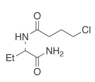 (S)-N-(1-Amino-1-oxobutan-2-yl)-4-chlorobutanamide (CAS 102767-31-7) - chemical structure image