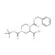 (S)-N-4-Boc-N-1-Cbz-2-piperazine carboxylic acid (CAS 150407-69-5) - chemical structure image