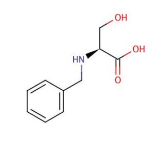 (S)-(&plus;)-N-Benzylserine (CAS 17136-45-7) - chemical structure image