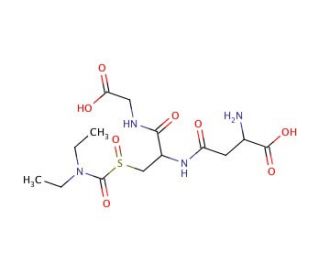 S-(N,N-Diethylcarbamoyl)glutathione Sulfoxide - chemical structure image