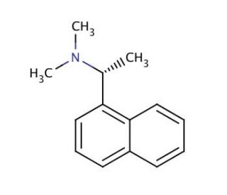 (S)-(−)-N,N-Dimethyl-1-(1-naphthyl)ethylamine (CAS 121045-73-6) - chemical structure image