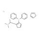 (S)-(+)-N,N-Dimethyl-1-(2-diphenylphosphino)ferrocenylethylamine (CAS 55650-58-3) - chemical structure image